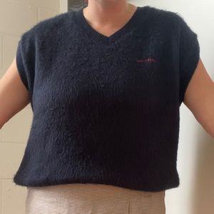 iets frans fluffy sweater vest